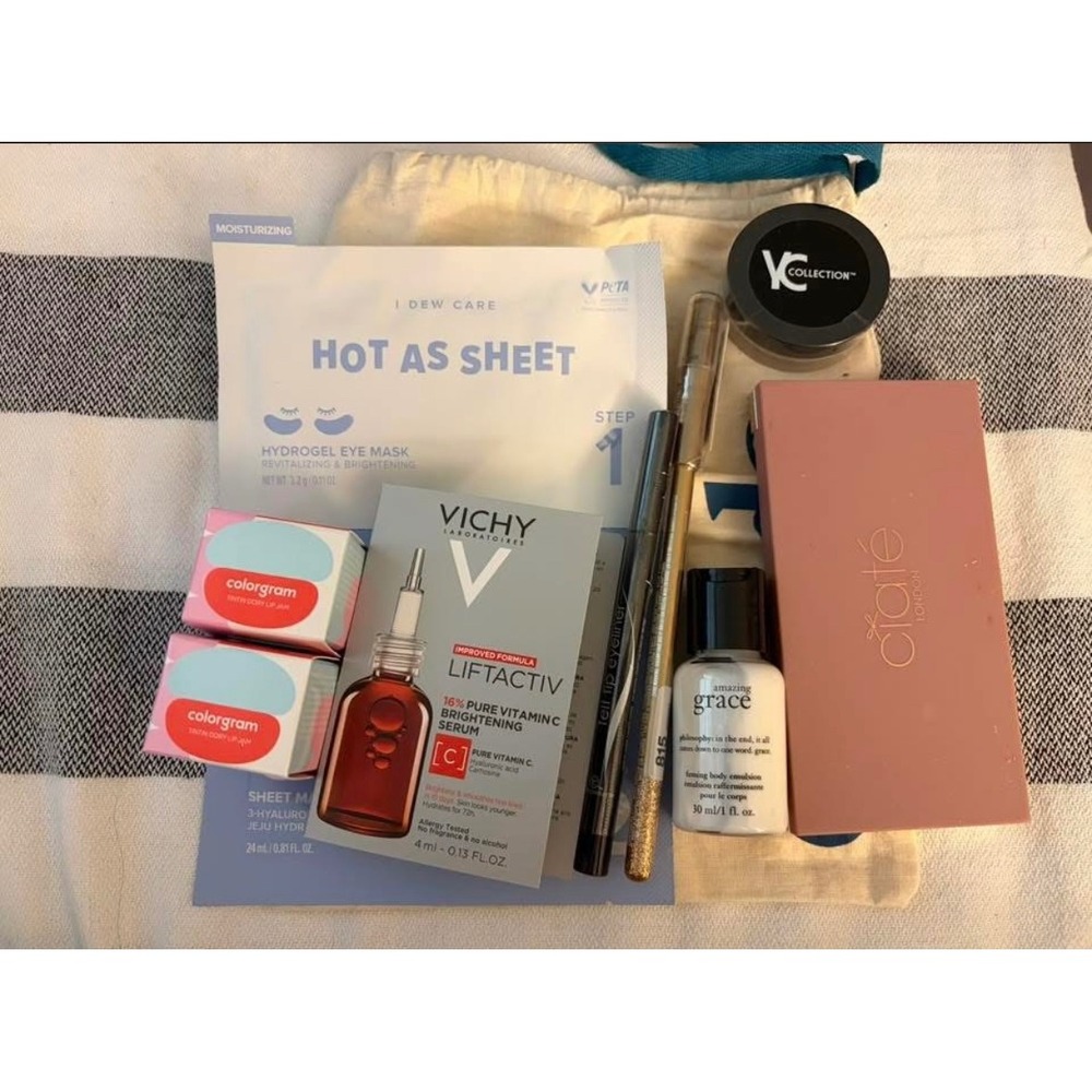 Beauty Bundle Vichy Vitamin C Serum Ciate Palette Philosophy Body Emulsion Set